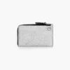 The Coated Glitter Everyday Top Zip Charm Wallet