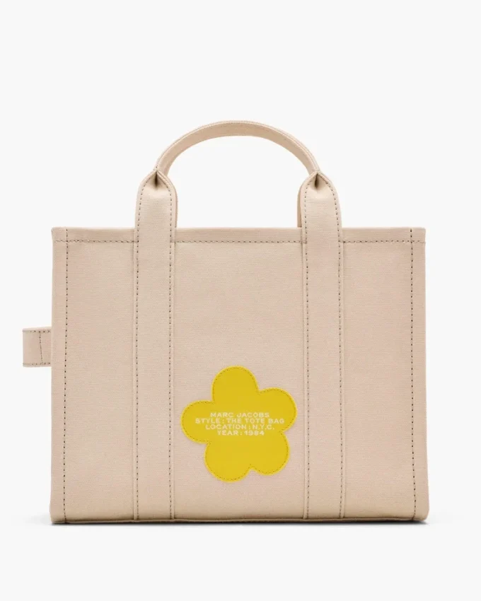 The Daisy Script Canvas Medium Tote Bag