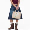 The Daisy Script Canvas Medium Tote Bag