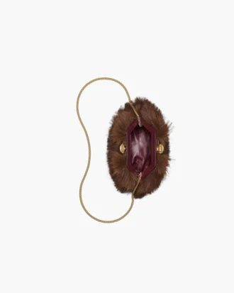 The Faux Fur Glam Small Clutch