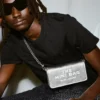 The Metallic Leather Chain Mini Bag