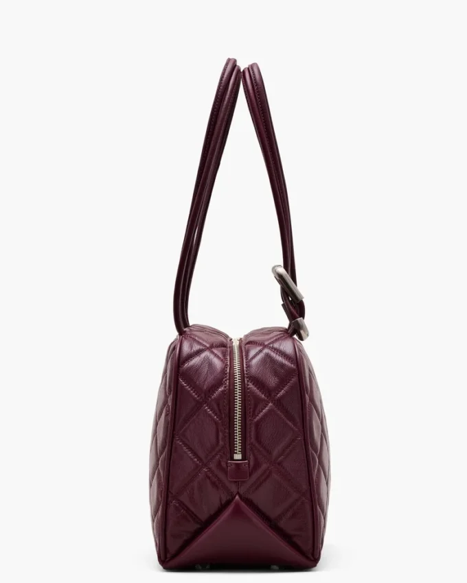 The Quilted Leather Dual Satchel