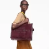 The Suede Large Tote Bag The Suede Large Tote Bag