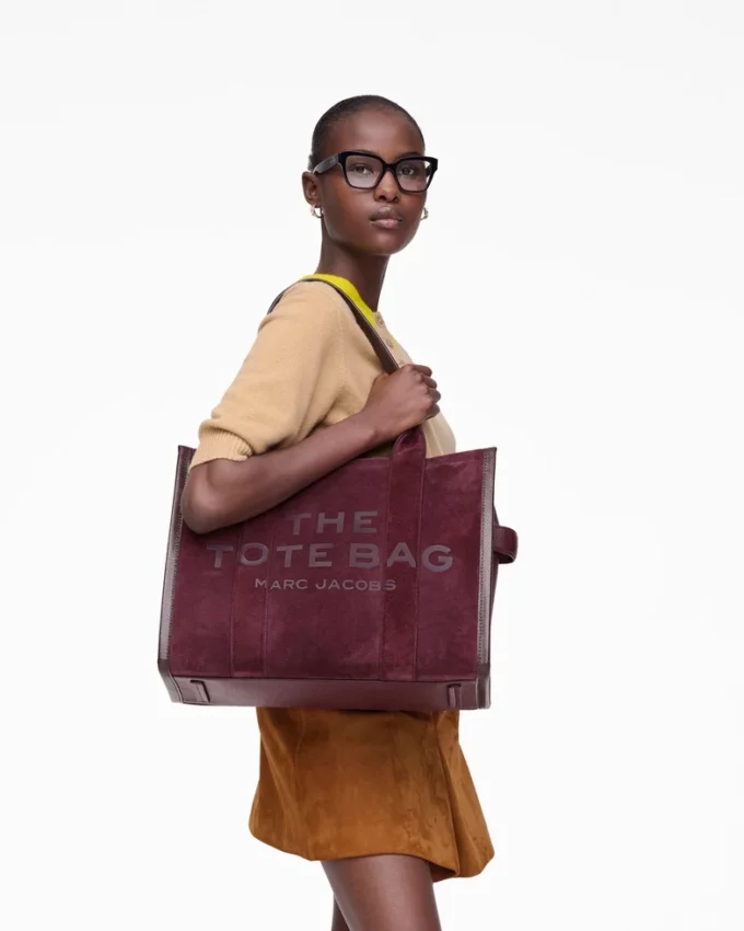 The Suede Large Tote Bag The Suede Large Tote Bag