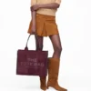 The Suede Large Tote Bag The Suede Large Tote Bag