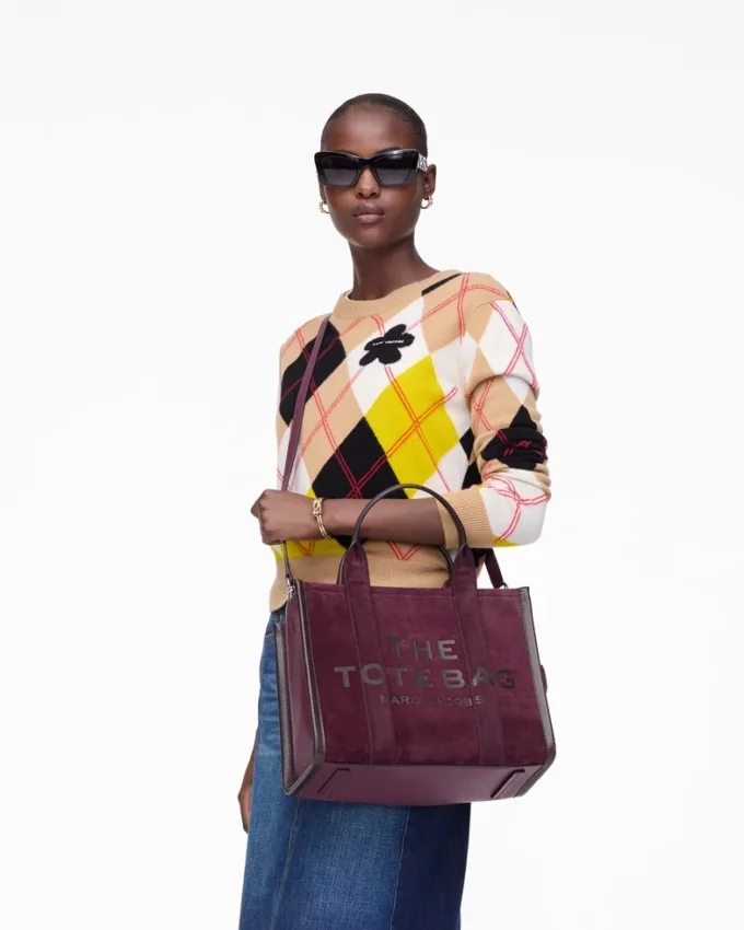 The Suede Medium Tote Bag