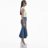 The Wave Denim Skirt